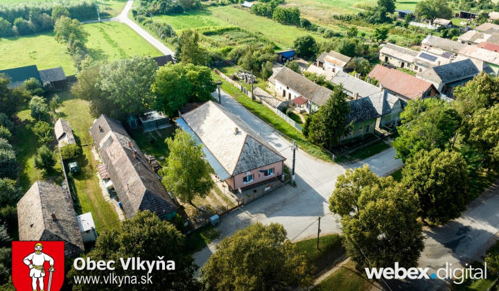 Dronové zábery obce Vlkyňa